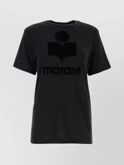 ISABEL MARANT ÉTOILE RELAXED LINEN CREW-NECK T-SHIRT
