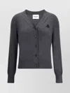 Isabel Marant Étoile Relaxed V-neck Top Ribbed Cuffs In Animal Print