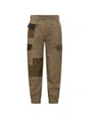 Isabel Marant Étoile Renzar Patchwork Cargo Pants In Brown