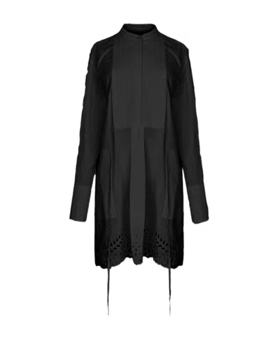 Isabel Marant Étoile Rheana Broderie-anglaise Shirtdress In Black