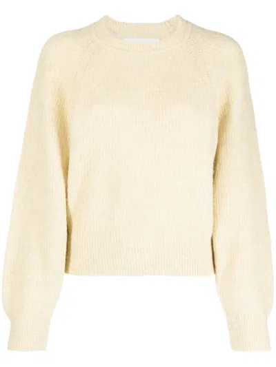 Isabel Marant Étoile Ribbed-knit Jumper In Gelb