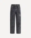 Isabel Marant Étoile Ribbed Velvet Pants In Black
