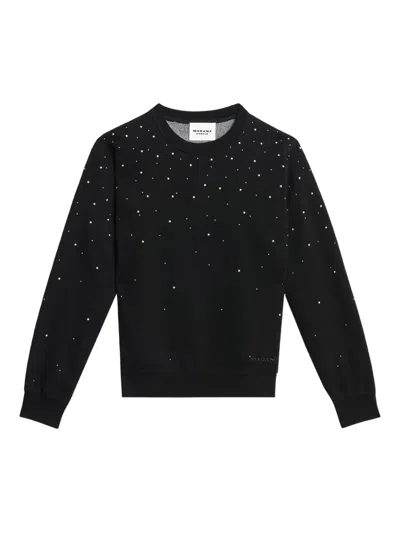 Isabel Marant Étoile Riseda Studded Sweatshirt In Black