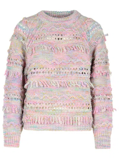 Isabel Marant Étoile Crewneck Blend Jumper In Pink