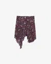Isabel Marant Étoile Berenicia Skirt In Burgundy