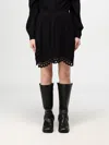 Isabel Marant Étoile Marant Etoile Women Naomi Cotton Mini Skirt In Schwarz