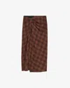 Isabel Marant Étoile Nicole Skirt In Brown