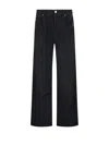 Isabel Marant Étoile High-rise Straight Leg Jeans With Belt Loops In Black