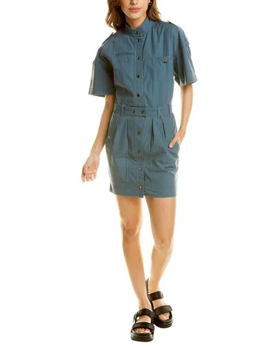 Isabel Marant Étoile Rodwell Shirtdress In Blue