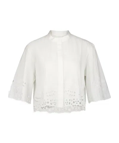 Isabel Marant Étoile Rommy Button Blouse In White