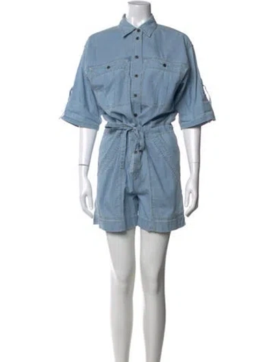 Pre-owned Isabel Marant Étoile Romper In Blue