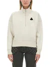 Isabel Marant Étoile Isabel Marant Etoile Women Melange Sand Cotton Blend Ross Sweatshirt