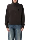 Isabel Marant Étoile Isabel Marant Etoile Ross Half Zip Sweatshirt In Gray