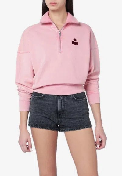 ISABEL MARANT ÉTOILE ROSS HALF-ZIP SWEATSHIRT