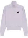 Isabel Marant Étoile Marant Etoile Women Ross Cotton Sweatshirt In 紫色