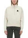 Isabel Marant Étoile Isabel Marant Etoile Women Melange Sand Cotton Blend Ross Sweatshirt In Neutral