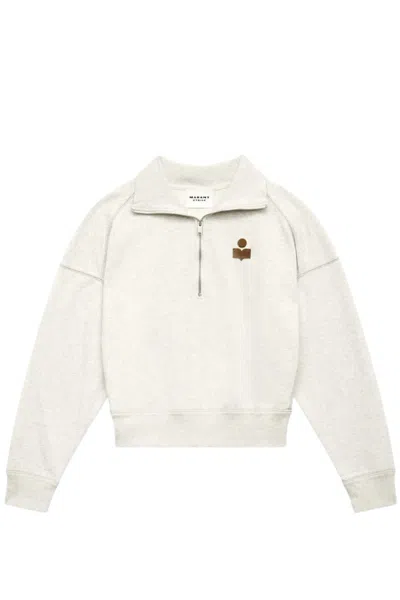 Isabel Marant Étoile Beige Ross Sweatshirt In Ecki Ecru/khaki