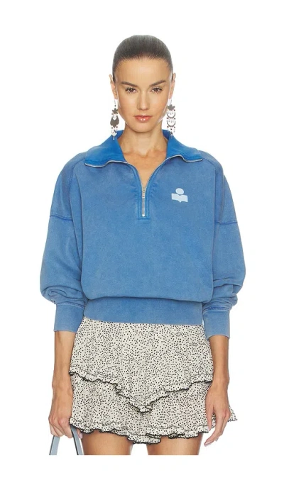 Isabel Marant Étoile Ross Sweatshirt In Blue