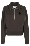 Isabel Marant Étoile Marant Etoile Women Ross Cotton Sweatshirt In Brown