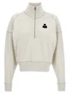 Isabel Marant Étoile Isabel Marant Etoile Melange Sand Cotton Blend Ross Sweatshirt In Gray