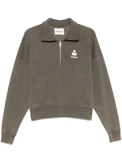Isabel Marant Étoile Ross Sweatshirt In Green