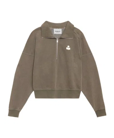 Isabel Marant Étoile Ross Sweatshirt In Green