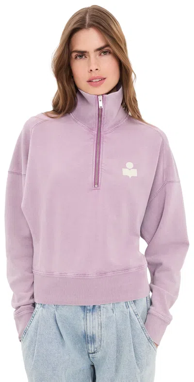 Isabel Marant Étoile Ross Sweatshirt Rosewood/ecru In Purple