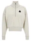 Isabel Marant Étoile Ross Zip Sweatshirt In White