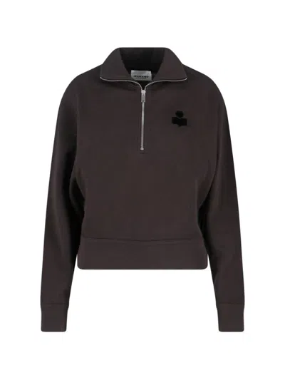 Isabel Marant Étoile Ross Zip Sweatshirt – Black