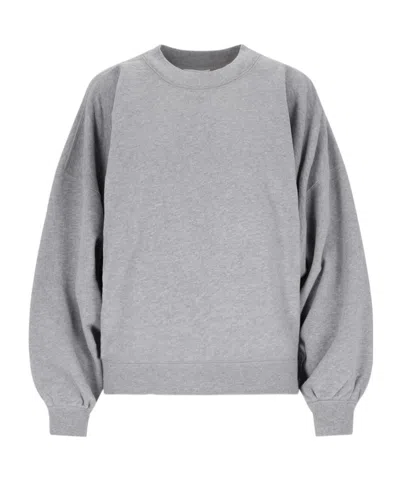 Isabel Marant Étoile Round Collar Long Sleeve Sweater In Gray