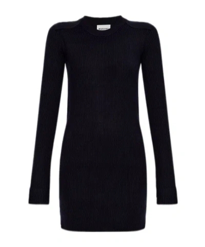 Isabel Marant Étoile Round-neck Dress In Black