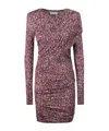 Isabel Marant Étoile Draped Floral Dress In Multi