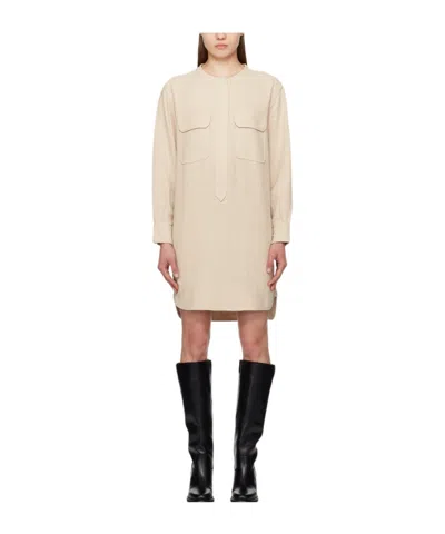 Isabel Marant Étoile Round Neck Dress In Nude