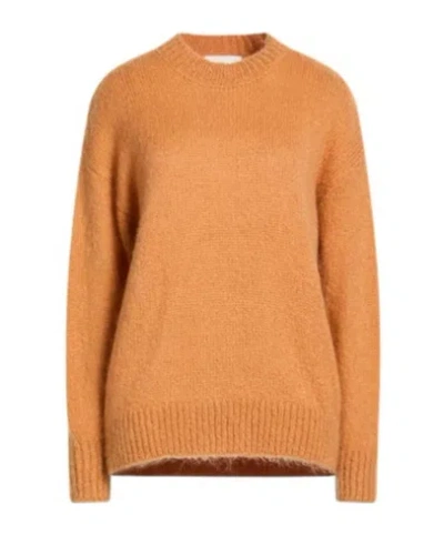 Isabel Marant Étoile Round Neck Knitted Sweater In Brown