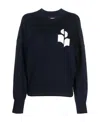 Isabel Marant Étoile Azra Sweater With Jacquard Logo In Black