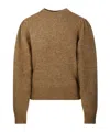 Isabel Marant Étoile Isabel Marant Etoile Honey Wool-blend Crew-neck Sweater In Brown