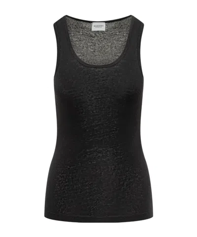 Isabel Marant Étoile Round-neck Vest In Black