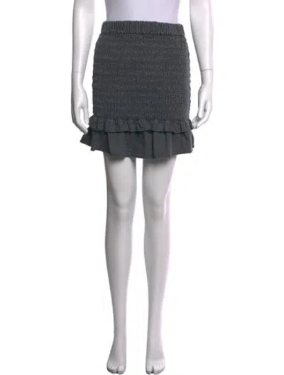 Pre-owned Isabel Marant Étoile Ruffle Embellishment Mini Skirt In Multicolor