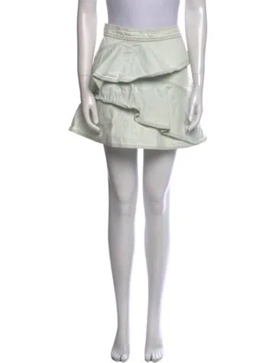 Pre-owned Isabel Marant Étoile Ruffle Embellishment Mini Skirt In Pink