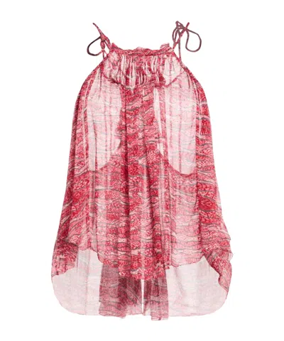 Isabel Marant Étoile Ruffled Cami Top In White