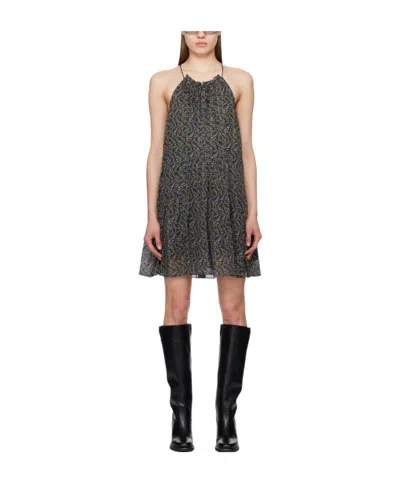 Isabel Marant Étoile Ruffled Dress In Black