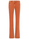 Isabel Marant Étoile Isabel Marant Etoile Rust Cotton Blend Pants Women In Orange