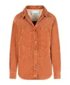 Isabel Marant Étoile Rust Cotton Blend Shirt In Orange