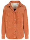 Isabel Marant Étoile Rust Cotton Blend Shirt In Orange