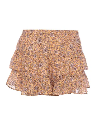 ISABEL MARANT ÉTOILE RUST JOCADIA SKIRT