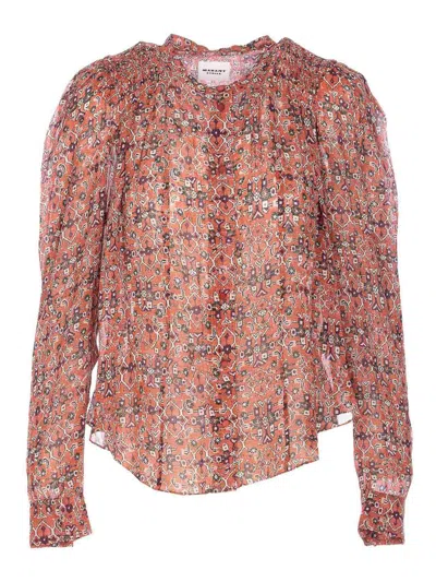 ISABEL MARANT ÉTOILE RUST NEOLINE SHIRT