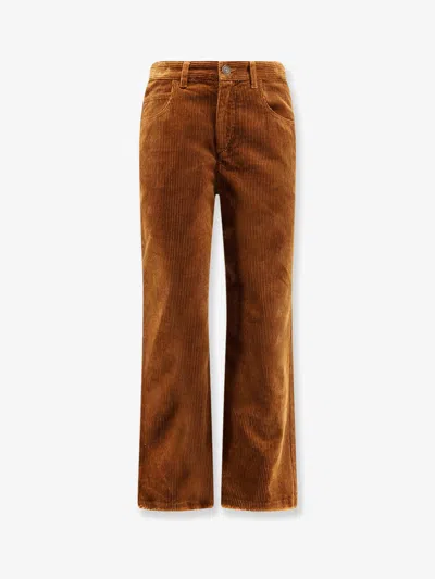 Isabel Marant Étoile Ruthie Corduroy Trousers In Brown