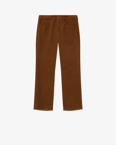 Isabel Marant Étoile Ruthie Pants In Caramel