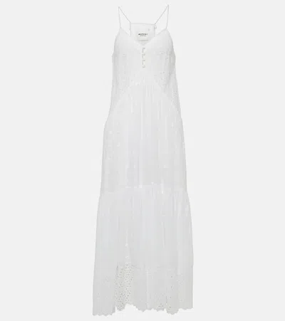 Isabel Marant Étoile Sabba Cotton Maxi Dress In White