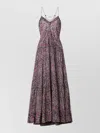 Isabel Marant Étoile Sabba Cotton Floral Printed Dress In Pink